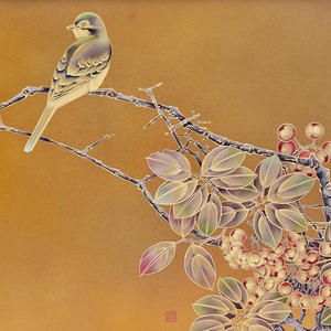 Pannello Idraulico Zen Crabapple in Ottone con Coperchio Ribaltabile <span class=keywords><strong>per</strong></span> Scatola Elettrica, Decorazione Murale in Stile Cinese Antico con Cornice in Legno Massello - Product Image 4