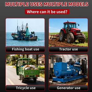 Moteur diesel 4 temps haute efficacité avec démarrage électrique monocylindre refroidi par eau pour générateur électrique longue durée de vie - Product Image 4