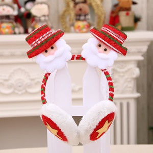 Diademas y auriculares navideños, disfraces para adultos y niños, diademas con cuernos de reno rojos, pinzas para el pelo, regalos, orejeras - Product Image 2