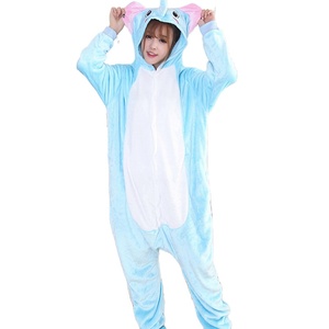 <strong>Elephant</strong> Coral Fleece Women Animal <strong>Onesie</strong> - Product Image 1