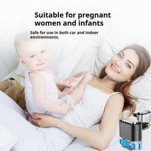 Diffuseur d'air pour voiture Aikun avec logo personnalisé, élégant, en alliage d'aluminium, clip pour grille d'aération, flacon de parfum liquide rose 5 ml, naturel - Product Image 2