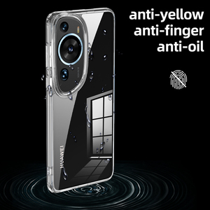 Funda trasera de teléfono para <span class=keywords><strong>Huawei</strong></span> P60 Art, carcasa híbrida mate, transparente, suave, TPU - Product Image 3