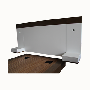 <span class=keywords><strong>Seaside</strong></span> RV Resort <span class=keywords><strong>Hotel</strong></span> Muebles Madera Moderna Queen Plataforma Cama <span class=keywords><strong>Hotel</strong></span> Dormitorio Set - Product Image 3