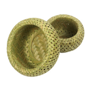 Cesta Redonda de Bambú Tejida a Mano, Tipo Nido de Pájaro, para Almacenamiento de Frutas y Verduras, Contenedor Doméstico de Doble Capa - Product Image 3