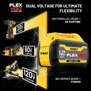 <span class=keywords><strong>Batería</strong></span> <span class=keywords><strong>DEWALT</strong></span> 20V/60V de 12Ah 21700, FLEXVOLT DCB612 DCB615, Mayor Duración, Salida Estable para Herramientas Eléctricas Profesionales - Product Image 5