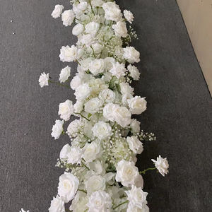 Vente en gros artificielle populaire <span class=keywords><strong>Isle</strong></span> Flower Runner Arch Décorations de mariage Baby Breath Flower Chemin de table - Product Image 6