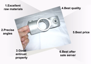 Klem pipa besi <span class=keywords><strong>Ductile</strong></span> besi Malleable pas siku | Dasar | Tiga arah - Product Image 3