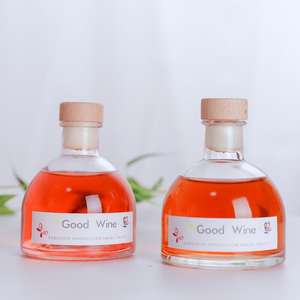 Botella de Licor Miniatura en Existencia, Botella de Licor de Forma Única para Ron, Tequila, Rakija, <span class=keywords><strong>Mezcal</strong></span>, Botella de Vidrio para Vodka y Ginebra con Tapa de Corcho - Product Image 2