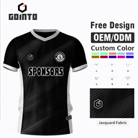 Maillot de football personnalisé GOINTO, maillot d'équipe de football original, t-shirt en polyester, maillot de football imprimé, respirant