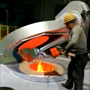 Horno de calentamiento por inducción horizontal para forja de palanquilla de varilla de acero utilizado para horno de arco eléctrico de fundición de metales para fabricación de acero - Product Image 1