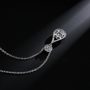 สร้อยคอคริสตัล NP067 rakol เครื่องประดับสร้อยคอจี้ชุบทอง - Product Image 3