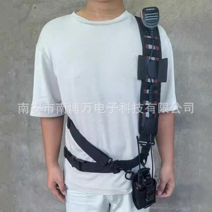 Sangle d'épaule tactique avec support pour talkie-walkie, harnais de sauvetage multifonctionnel pour l'extérieur, ceinture de patrouille pour la lutte contre les incendies, NbW - Product Image 5