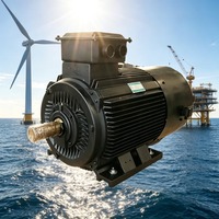 Éolienne verticale hydro-synchronisée Enning avec protection IP68, 10 kW, générateur silencieux à aimant permanent et bobinage d'alternateur