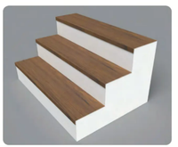 Bande adhésive antidérapante et imperméable en PVC SPC écologique pour marches d'escalier modernes, revêtement de sol intérieur, tapis autocollant pour bordure