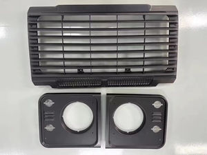 Nuova Griglia Anteriore Lucida Nera per Land Rover <span class=keywords><strong>Defender</strong></span> <span class=keywords><strong>90</strong></span> 110 130 Classico, Accessori Esterni per Veicoli - Product Image 5