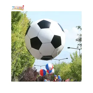 工場価格カスタムロゴ広告サッカーバルーン巨大な大型インフレータブルヘリウムバルーン