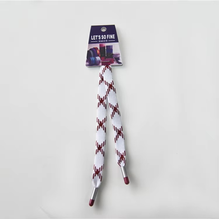 2026 Sofine Manufacturer Wholesale Custom Printed Polyester Shoelace with Metal Tips
