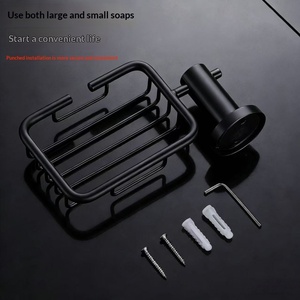 <span class=keywords><strong>Portasapone</strong></span> in Acciaio Inox Perforato con Funzione di Drenaggio per Bagni e Docce - Supporto per Sapone e Accessori da Bagno - Product Image 2