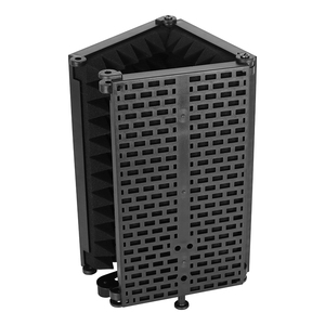 Filtro Anti-Pop per <span class=keywords><strong>Microfono</strong></span> a 3 Porte di Alta Qualità, Copertura in Schiuma Nera con Design Personalizzabile per Registrazione in Studio e Schermo di Isolamento - Product Image 6