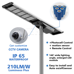 Outdoor Waterproof 100 Watt Integrated Street <b>Lights</b> <b>with</b> Cctv Camera - Product Image 3