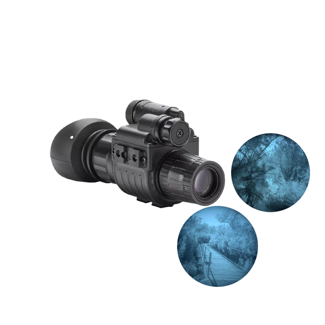 Jovstar Gen2 + FOM 1400-1600 P45 1x 5-Level Auto-gated Monocular Night Vision Device 50 FOV IP66/IP67 Rating White/Green