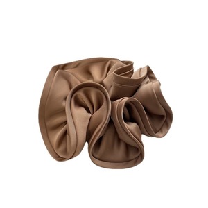 Extra Large Jumbo Crunchies <strong>Hair</strong> Ties Girl Women's Elastic <strong>Hair</strong> <strong>Bands</strong> Big <strong>Flower</strong> Silk Satin Xxl Oversized Scrunchie for Boutique - Product Image 5