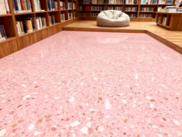 Table élégante et moderne en pierre artificielle, bloc de table résistant aux rayures, dalles de terrazzo polies, surface solide, meubles en pierre artificielle