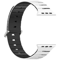 Correa para Reloj IWatch 9 CHARM, Correa Magnética de Silicona para Reloj Inteligente, Correa de Dos Colores