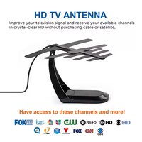 Antenne TV UHF extérieure intérieure HDTV Offre Spéciale 4K 1080p chaînes locales gratuites antenne Yagi