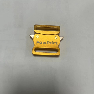 Sabuk logam Logo kustom gesper mudah dilepas gaya antik dibuat dari seng aluminium Aloi baja tahan karat pria anjing - Product Image 1