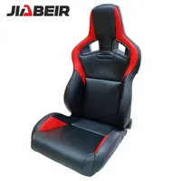 JIABEIR 1039R Fiberglass Racing Adjustable Luxury Leather Fabric Car Vehicle Seats