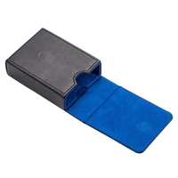 Étui en cuir PU personnalisé avec logo en relief, porte-cartes TCG, boîte de rangement pour cartes à collectionner pour les magasins de jeux, les collectionneurs, la vente en gros, OEM, ODM