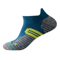 Chaussettes de sport professionnelles pour hommes, en tissu éponge, épaisses, absorbant la transpiration, antidérapantes, pour la course à pied, le marathon, la randonnée, le badminton