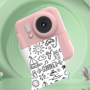 Mini imprimante multifonction avec appareil photo pour enfants, appareil photo thermique à double objectif avant et arrière pour enfants, jouet éducatif en gros - Product Image 1