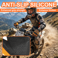 Guantes de Trabajo de Seguridad Mecánica con Protección Antideslizante, Diseño de Silicona con Patrón Impreso en la Palma, Poliéster+TPR Resistentes al Desgaste y a Impactos