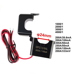 Kct 24mm AC hiện tại Cảm biến nhỏ chia lõi hiện tại biến áp 60/5A 100/5A - Product Image 1
