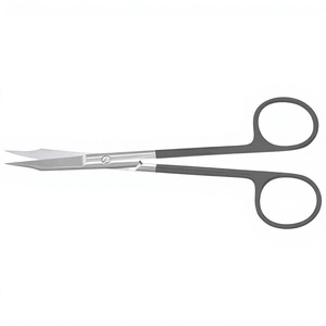 Tijeras Curvas Dentadas Goldman Fox de 12.5cm, Tijeras de Disección Finas para Tejidos Delicados, Recorte de Piel y Corte de Suturas - Product Image 1