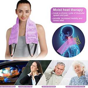 Microgolfverwarmingskussen Voor Nekschouders En Rugpijnverlichting Herbruikbaar Gewogen Verwarmde Verpakking In De Magnetron - Product Image 4