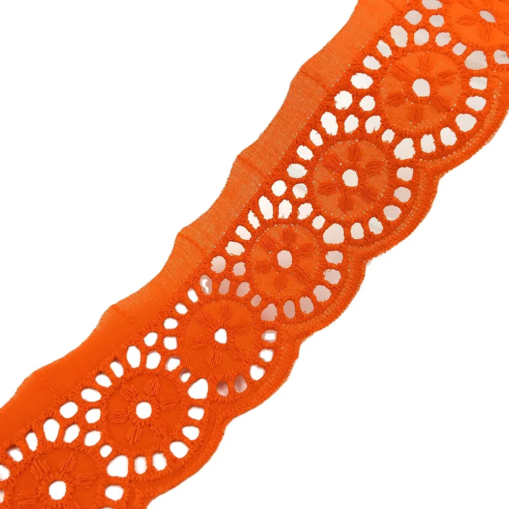 ODM OEM 4,5 см Оригинальный швейцарский шнур сетчатый сухой хлопок трусики кружевная отделка персиковая Сетка кружевная ткань
