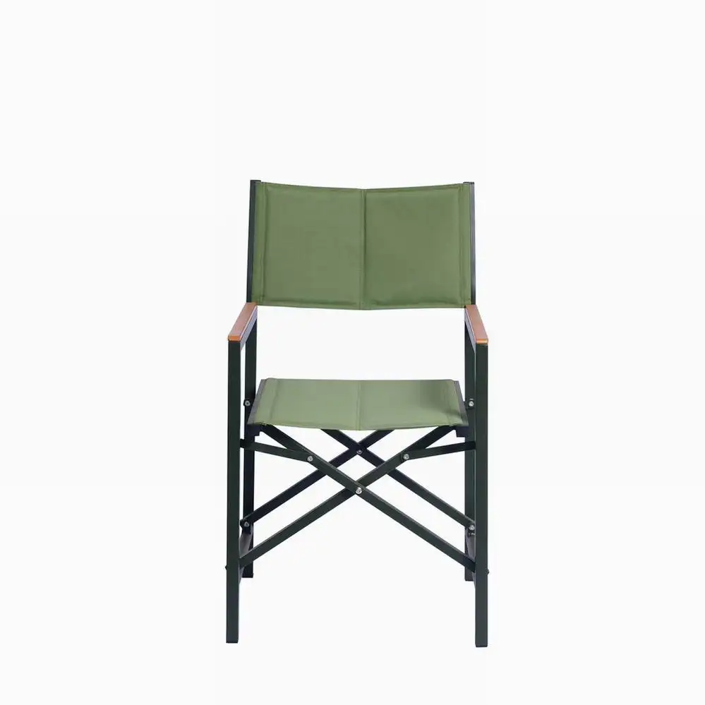 Katlanır popüler katlanabilir Recliner salonu zemin sandalye bahçe yemek sandalyesi katlanır mobilya çelik direktörü bahçe sandalye