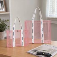Sac fourre-tout écologique en PVC et TPU recyclé, avec logo personnalisé, réutilisable, pour le shopping, les salons professionnels, cadeau d'entreprise, vente en gros, OEM