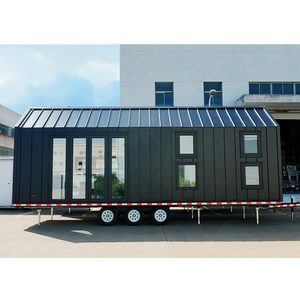 Remorque de <span class=keywords><strong>caravane</strong></span> à faible coût Maison mobile Petite maison sur roues Expédition de Chine à vendre - Product Image 2