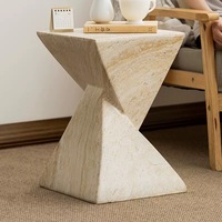 Meuble de salon moderne, table d'appoint irrégulière pour la maison