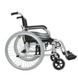 Produttore cinese manuale telaio in alluminio sedia a rotelle con bloccaggio freno unito - Product Image 3