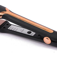 Hot Sale Portable Hair Straightener Brush 4 Degree Adjustment Hair Curler and Straightener 2 in 1 for Salon