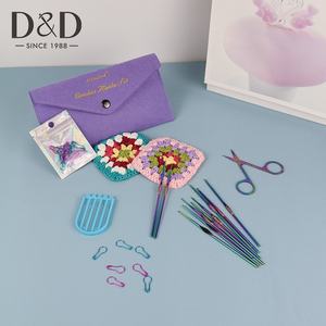 Kit d'aiguilles à <span class=keywords><strong>crochet</strong></span> en titane arc-en-ciel pour le tricot manuel DIY, marqueurs de mailles, accessoires pour aiguilles à fil, pour la confection d'Amigurumi, de chapeaux et de chaussettes - Product Image 4