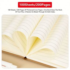 Premium Bamboo Wood A5 Business Notebook Custom Engraved Office Notepad Luxe Fabric Cover Magnetic - Product Image 5