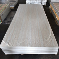 Panel de Pared con Efecto Travertino Beige, Revestimiento UV, Textura 3D, Lámina de PVC con Aspecto de Mármol, Impermeable, Decorativo para Interiores