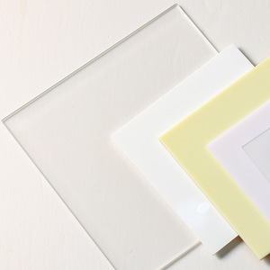 แผ่นอะคริลิกใสติดผนังลายหิน ลายน้ำระยิบระยับแบบแถบสีรุ้ง - Product Image 2