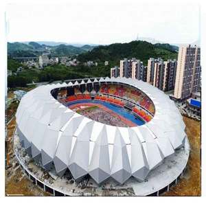 Espacio de acero ligero marco de <span class=keywords><strong>barcelona</strong></span> estadio cerchas diseño de estructura de techo fútbol edificio del estadio - Product Image 5